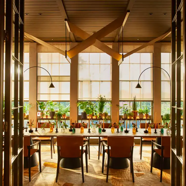 The interiors of Woven by Adam Smith, one of the restaurants winners of the UK National Restaurant Awards for 2025.