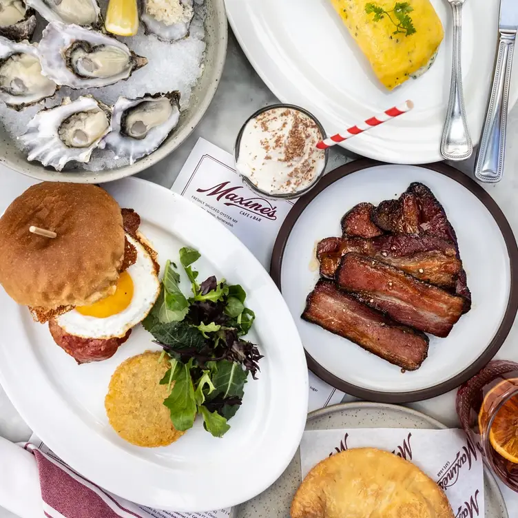 maxine_s-cafe-_-bar1 An array of brunch staples highlighted on Maxine’s menu, one of the best French restaurants in Vancouver.