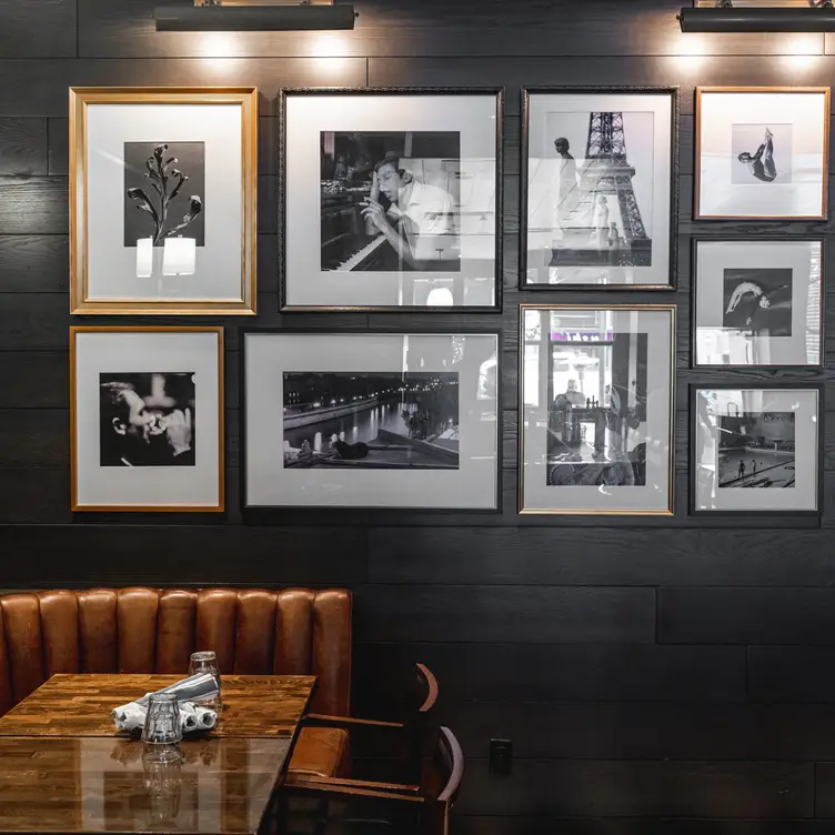 tableau-bar-bistro3 A collection of framed photography from Paris, at Tableau Bar Bistro.